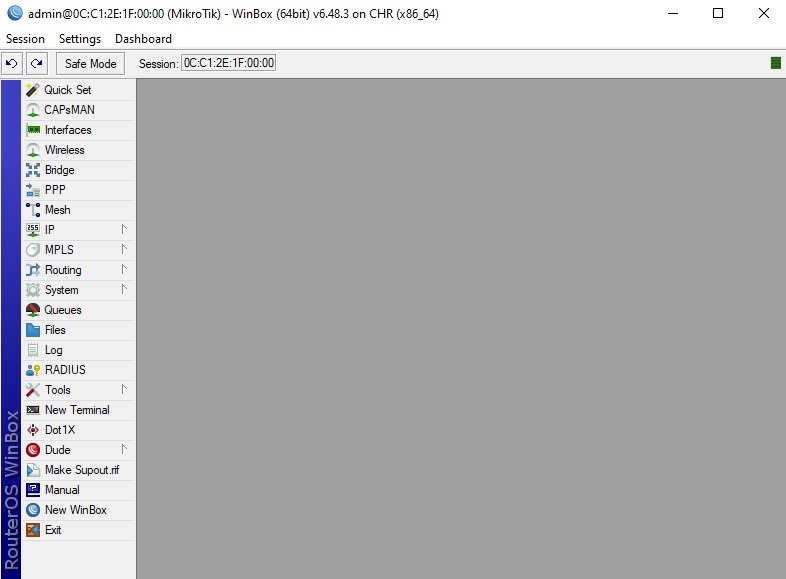 محیط نرم افزار Winbox