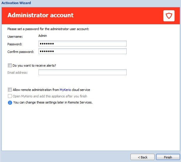 رمز کاربر ادمین