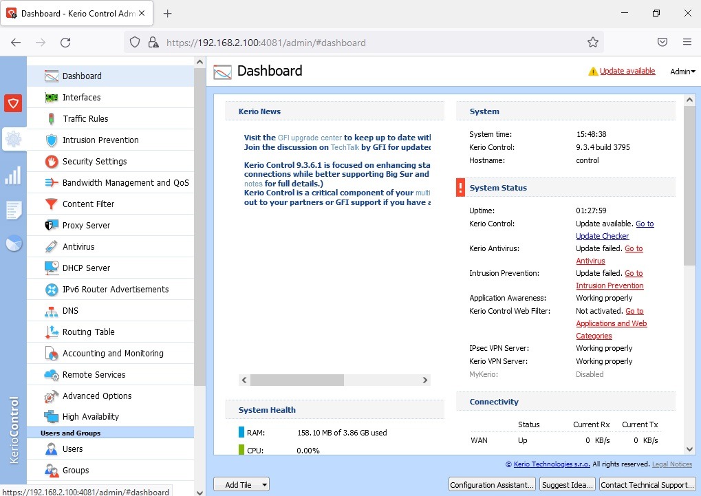 کنسول مدیریتی کریو