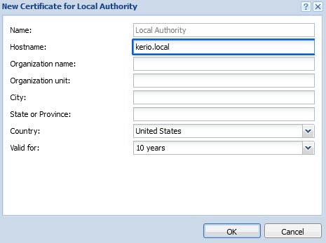 ایجاد Local Authority