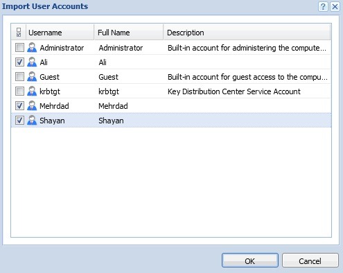 انتخاب کاربران