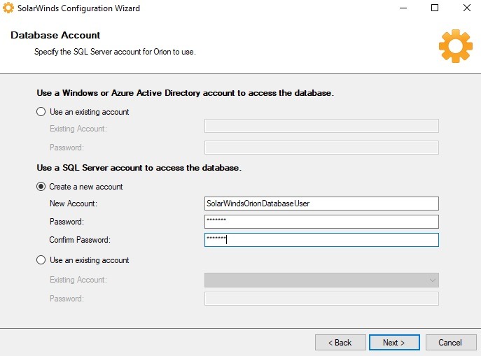 نام کاربری پایگاه داده