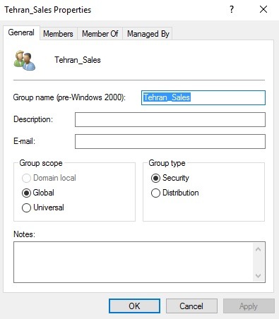 تبدیل گروه ها