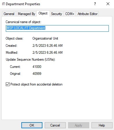 پنجره properties