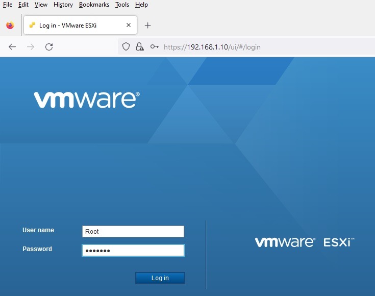کنسول Host Client