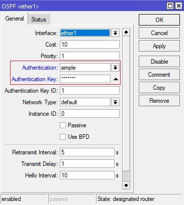 اینترفیس Simple