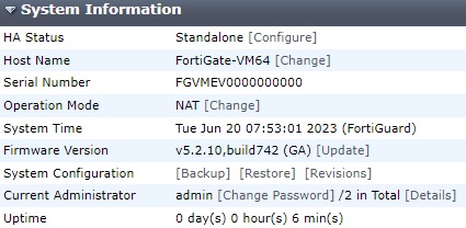 گزینه System information