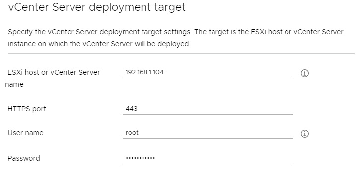 تنظیمات deployment target