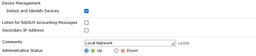 گزینه Device management