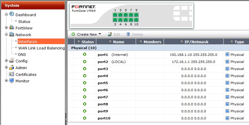 مشاهده تنظیمات