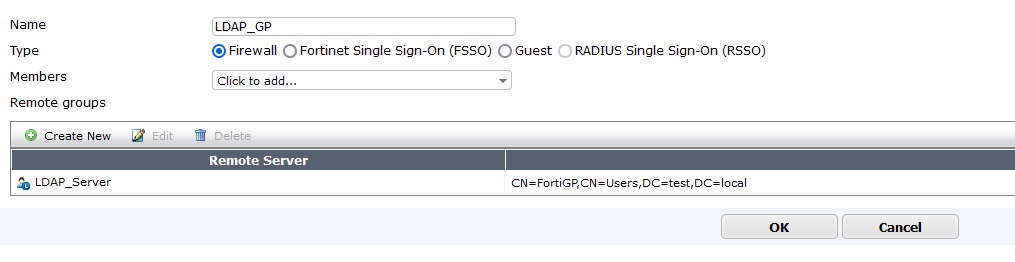 تنظیمات گروه