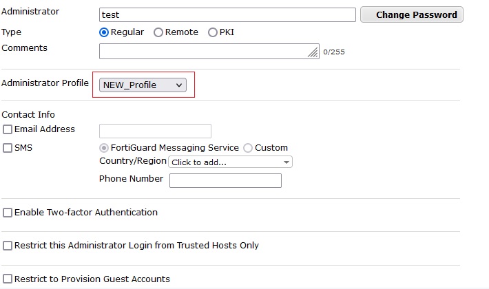 انتخاب پروفایل