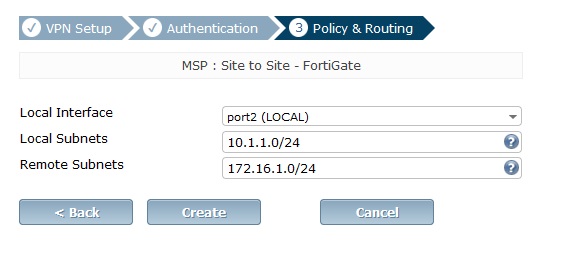 گزینه Policy & Routing در سایت 2