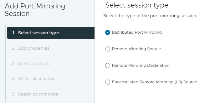 انواع port mirroring