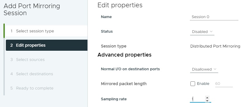 ویرایش ویژگی ها