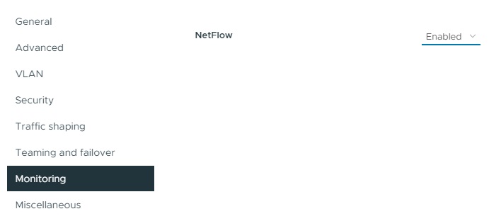فعال سازی Netflow 