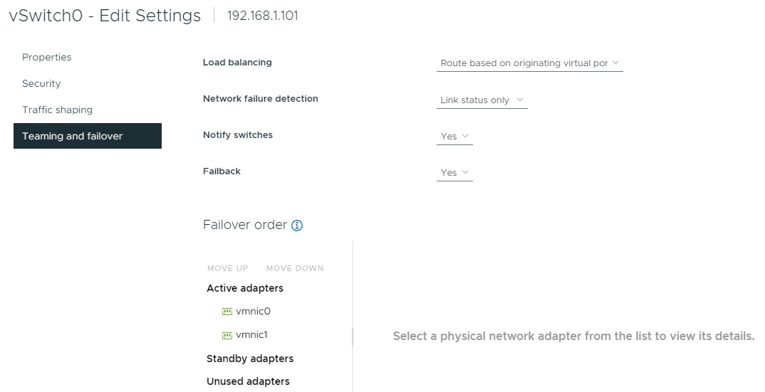 انتخاب متد Load balancing