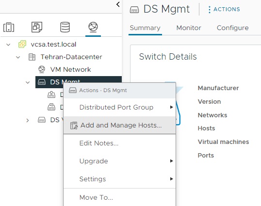 افزودن میزبان ها