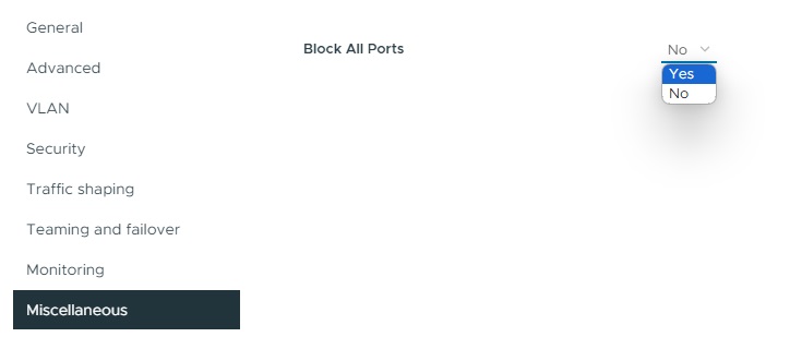 گزینه miscellaneous