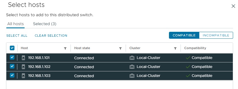انتخاب میزبان ها
