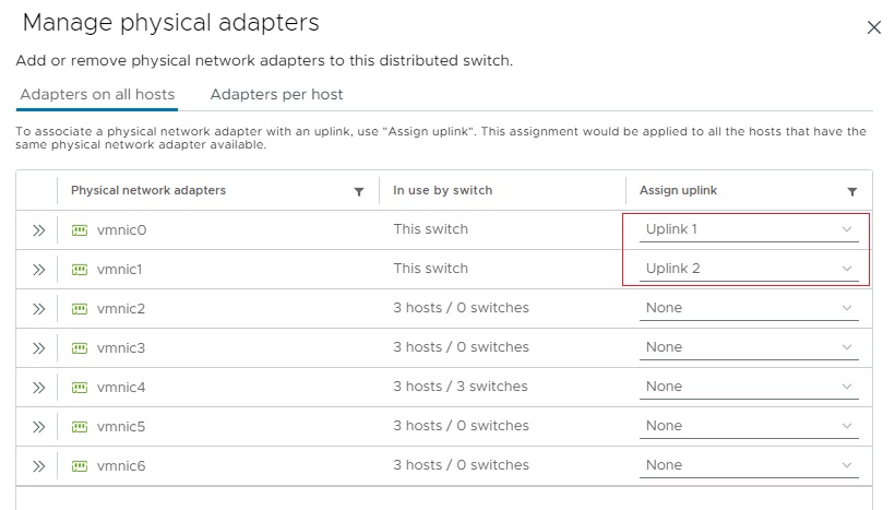 انتخاب آپلینک ها