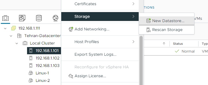 datastore جدید