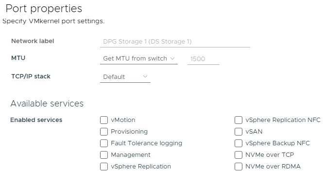 انتخاب سرویس ها