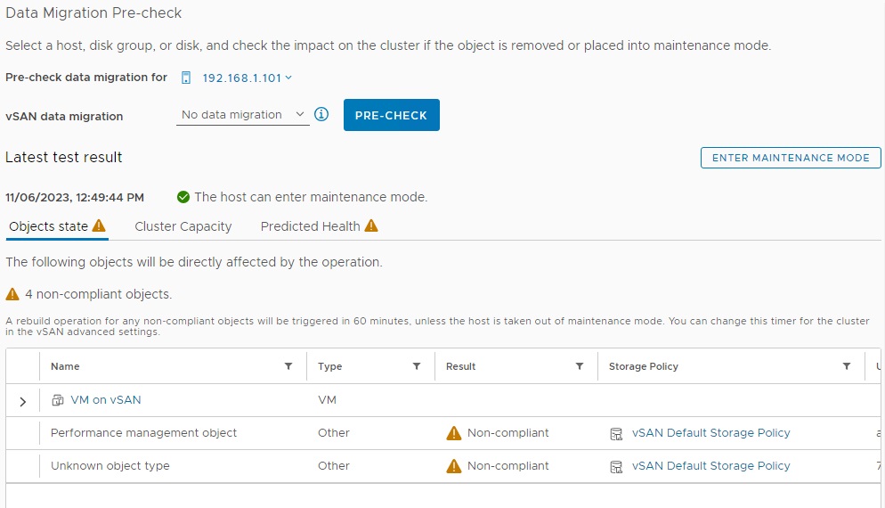 گزینه data migration