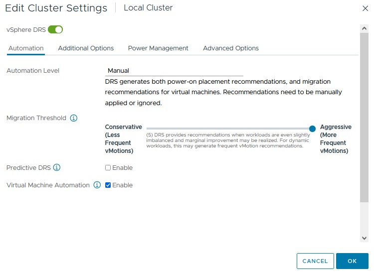 فعالسازی DRS
