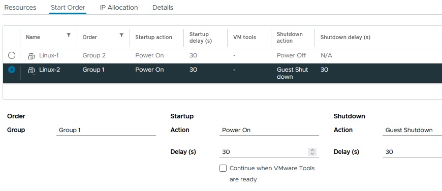 ایجاد Start order