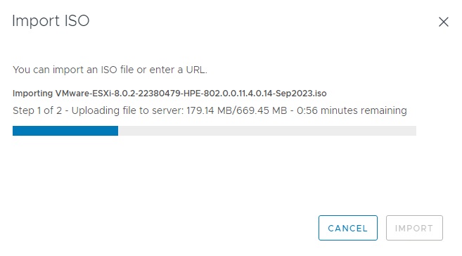 فایل iso وارد شده