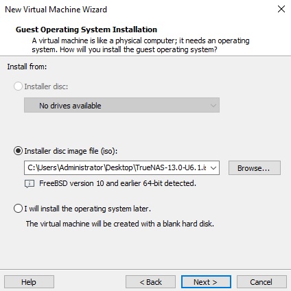 انتخاب فایل iso