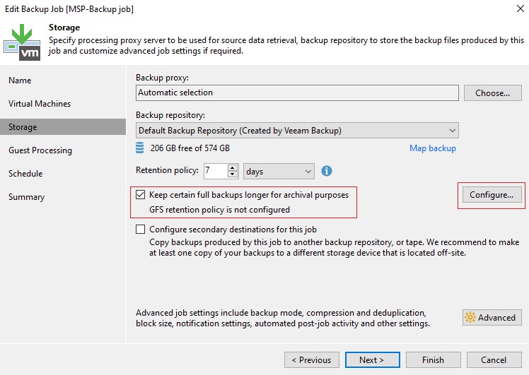 فعال سازی GFS