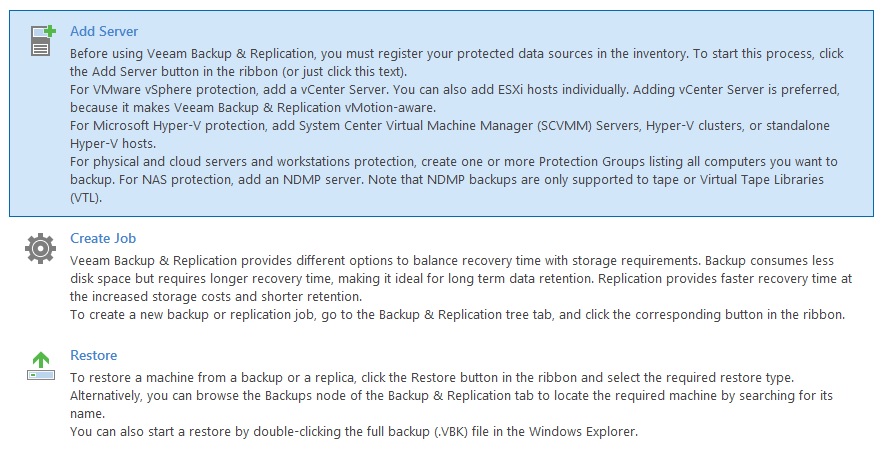 گزینه add server