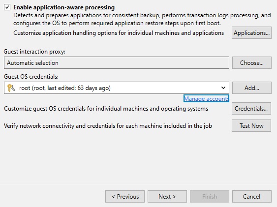تنظیمات guest processing